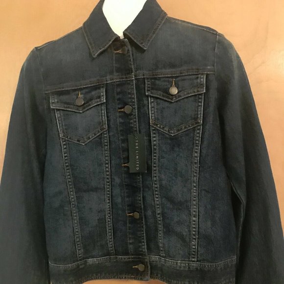 The Limited Jackets & Blazers - THE LIMITED BLUE DENIM JEAN JACKET NEW WITH TAGS  -SIZE - LARGE